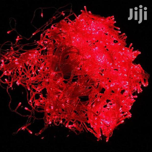 Red 3x3mtrs Curtain LED Lights - thumbnail 2