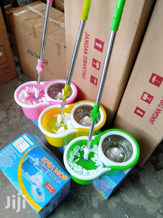 Buckets With Cleaning Mop