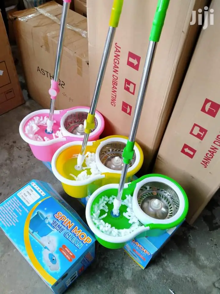Buckets With Cleaning Mop