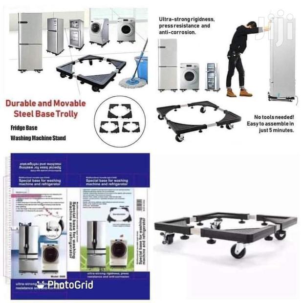 Movable Steel Base Stand for Fridges and Washing Machines