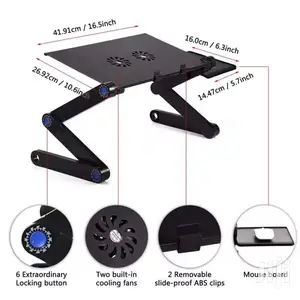 Easy Angle Adjustable Laptop Stand With Cooling Fan