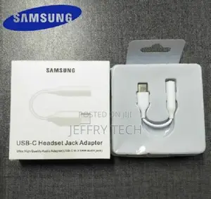 SAMSUNG Type C 3.5 Jack Earphone Cable USB C to 3.5mm AUX He