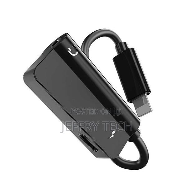 2 IN 1 3.5MM Audio AUX + Lightn Charging Adapter (Latest IOS - thumbnail 4