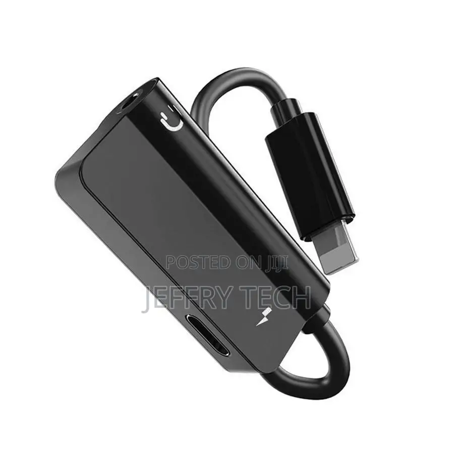2 IN 1 3.5MM Audio AUX + Lightn Charging Adapter (Latest IOS