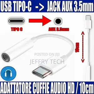 Type C to 3.5mm Audio Cable Adapter Aux Headphone Jack for S