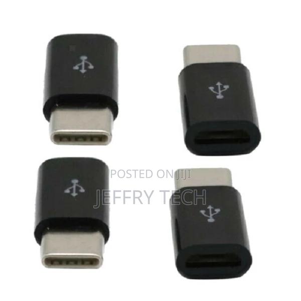 USB 3.1 Type C Male To Micro USB Female Data Sync Adapter Co - thumbnail 2