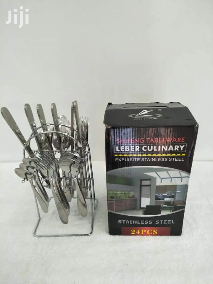 24pcs Stainless Steel Curtely Set