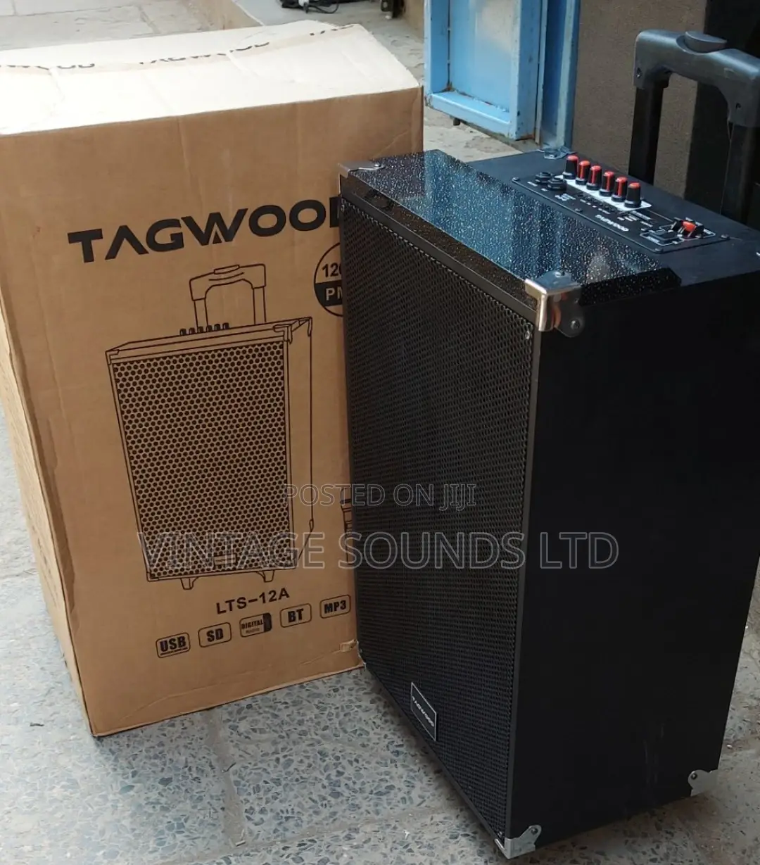 12inch Portable Powered Speaker With Wireless Microphone