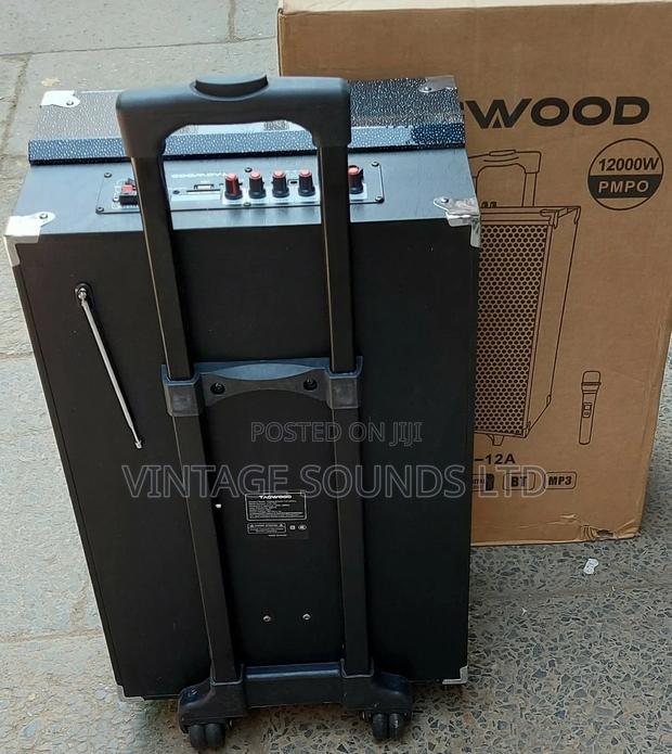 12inch Portable Powered Speaker With Wireless Microphone - thumbnail 2