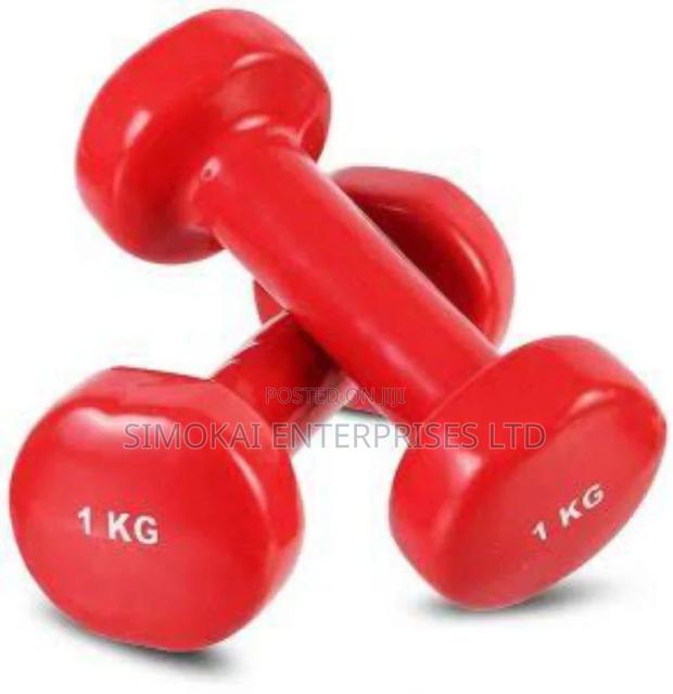 1kg Vynl Dumbells Per Pair - main view