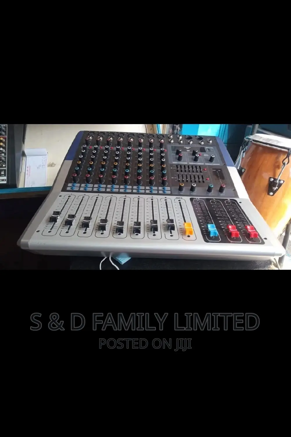 8 Channel Pevpro Powered Mixer
