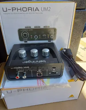 Behringer 2x2 USB Audio Interface for Recording Microphones