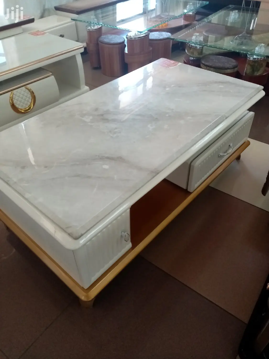 Spacious Marble Coffee Table