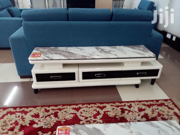 Extendable Pure Marble TV Stand