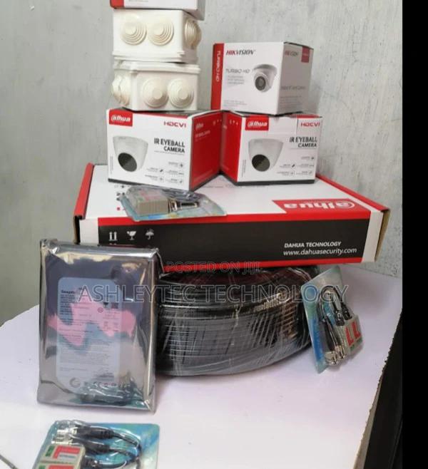 Hik Vision Five 5 Camera CCTV Sales Kit With 100m Cable - main view