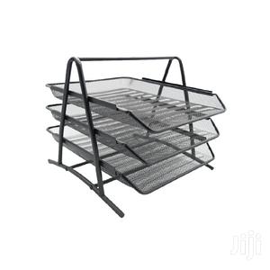 Office Tray 3-tier Mesh Desk Tray Office Desk Organizer