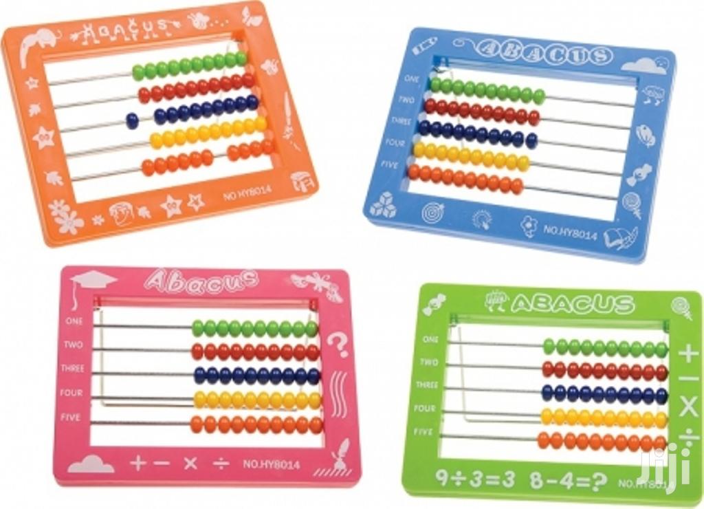Abacus Plastic 15x11.5 Cm With 50 Beads With Metal Stand