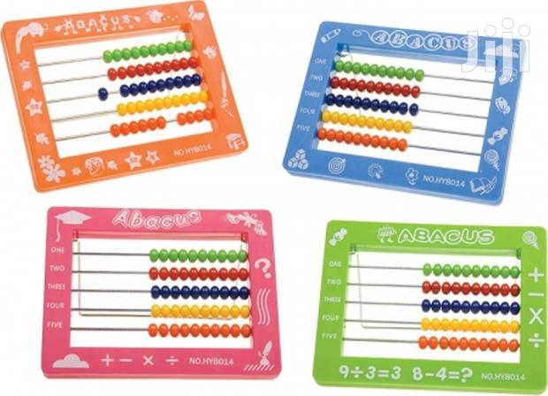 Abacus Plastic 15x11.5 Cm With 50 Beads With Metal Stand