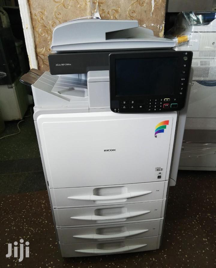 Colored Ricoh Aficio Mp C 300 Photocopier Machine