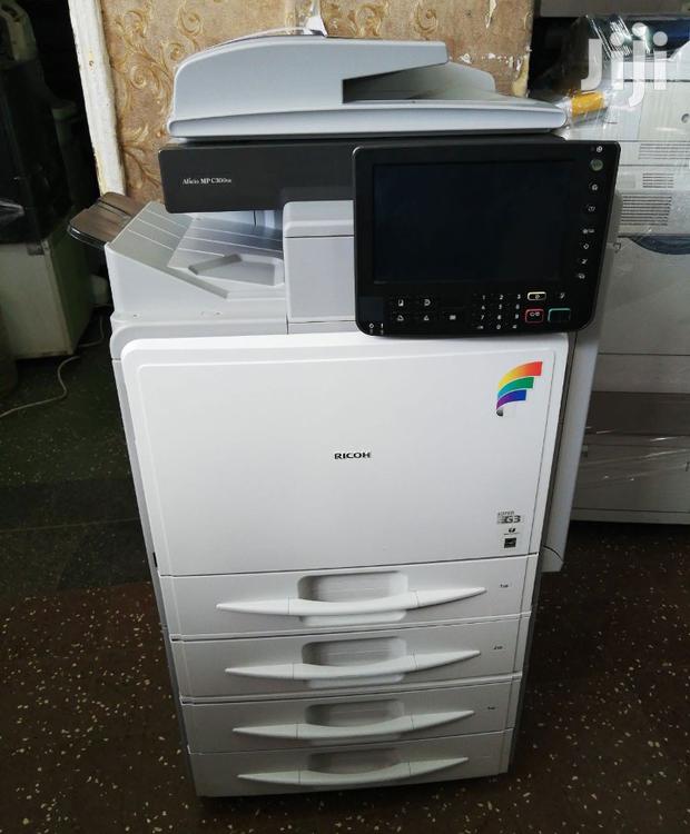 Colored Ricoh Aficio Mp C 300 Photocopier Machine