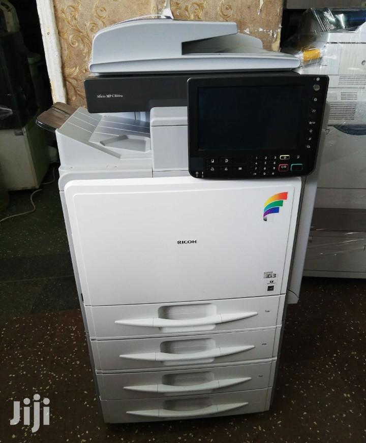 Colored Ricoh Aficio Mp C 300 Photocopier Machine