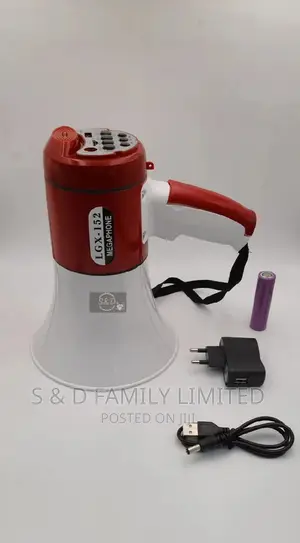 Megaphone With USB/TF (Rechargeable)