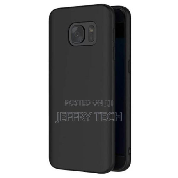Silicone Back Case for Samsung Galaxy S7 - Black - main view