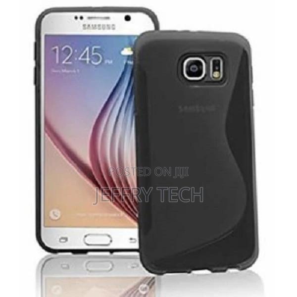 Silicone Back Case for Samsung Galaxy S7 - Black - thumbnail 3