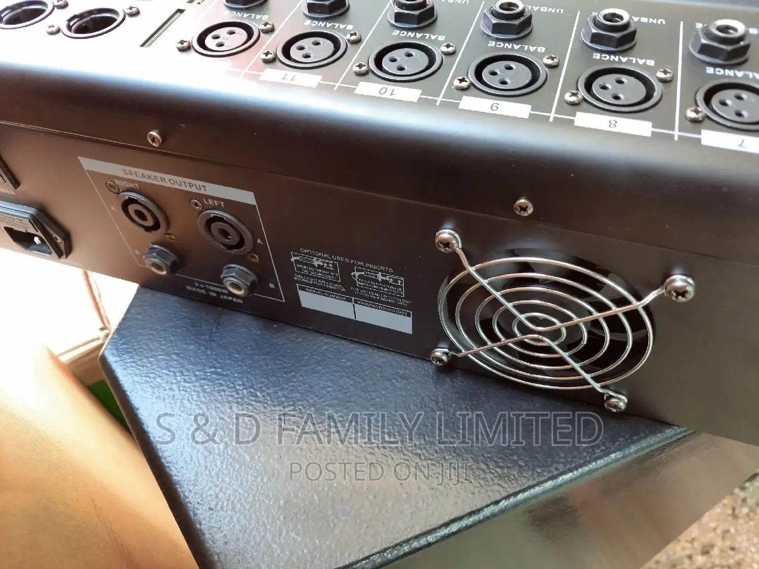 Max 12 Channels Powered Mixer