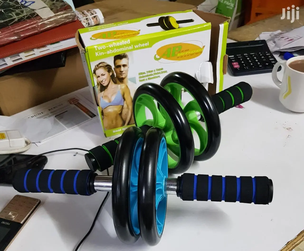 2 Wheeled Kin Abdominal Wheel Roller