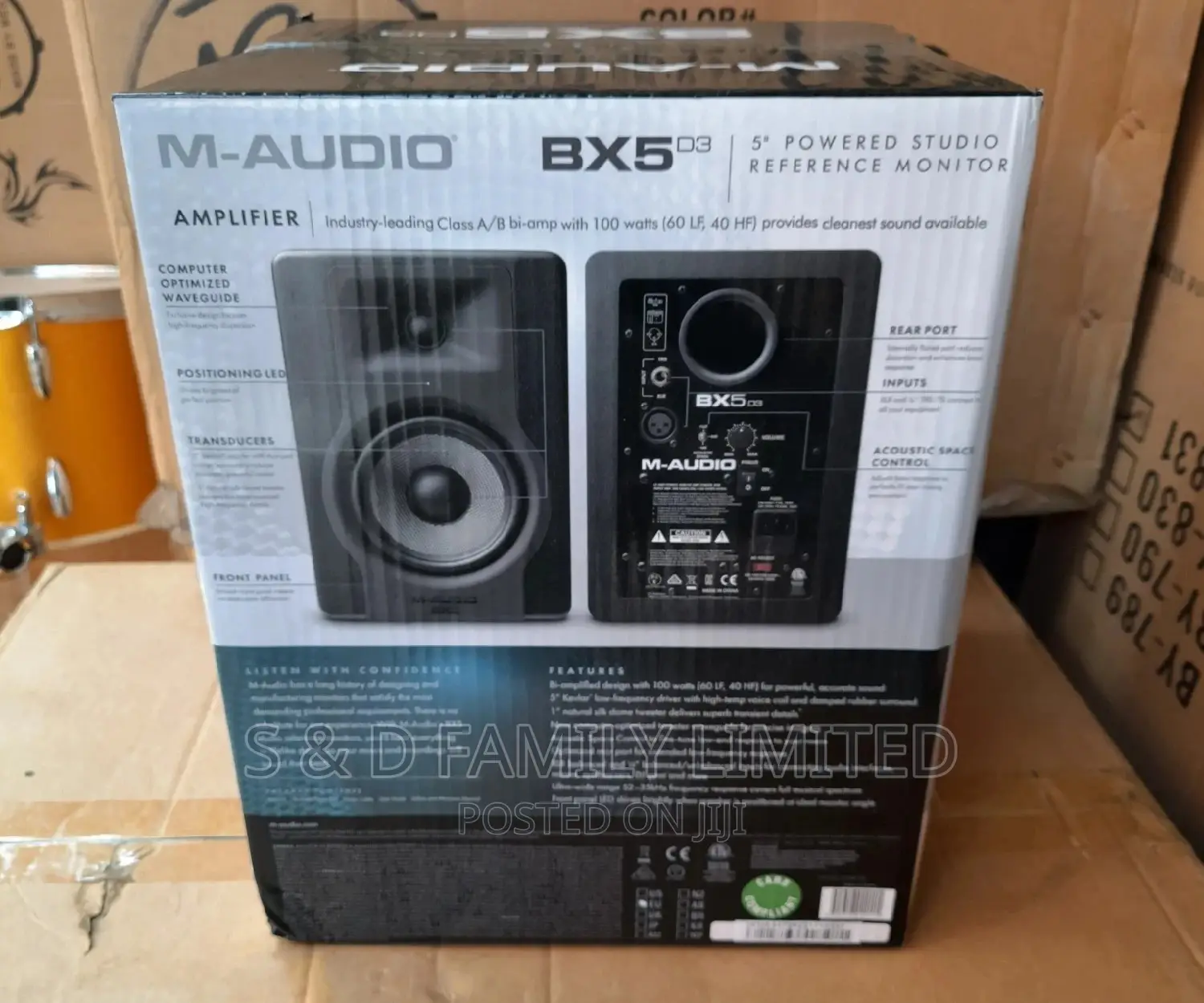 M Audio Bx-5 D3 Studio Monitors