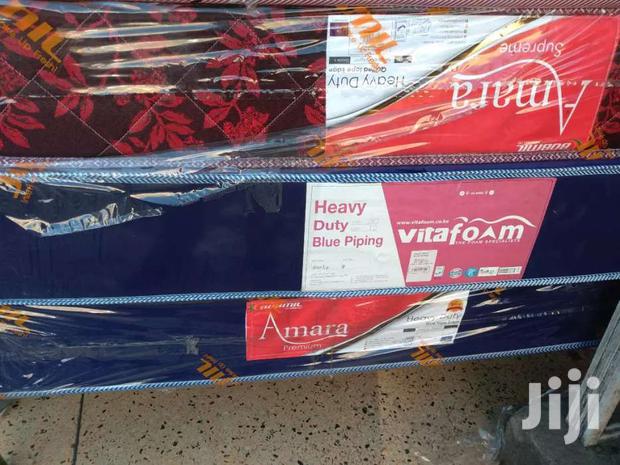 Blue Piped, Heavy Duty, Vitafoam Mattress - thumbnail 3