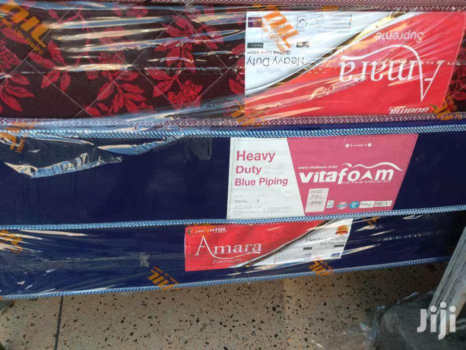 Blue Piped, Heavy Duty, Vitafoam Mattress