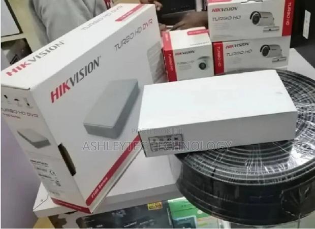 CCTV Package DVR 4 Channel 3 HD Cameras Dahua Hi Look