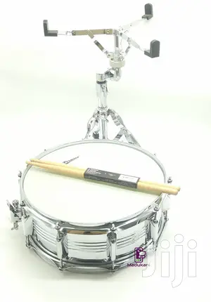 Complete Snare Drum With Stand and Sticks