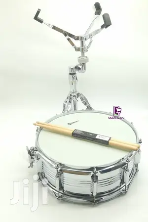 Complete Snare Drum With Stand and Sticks