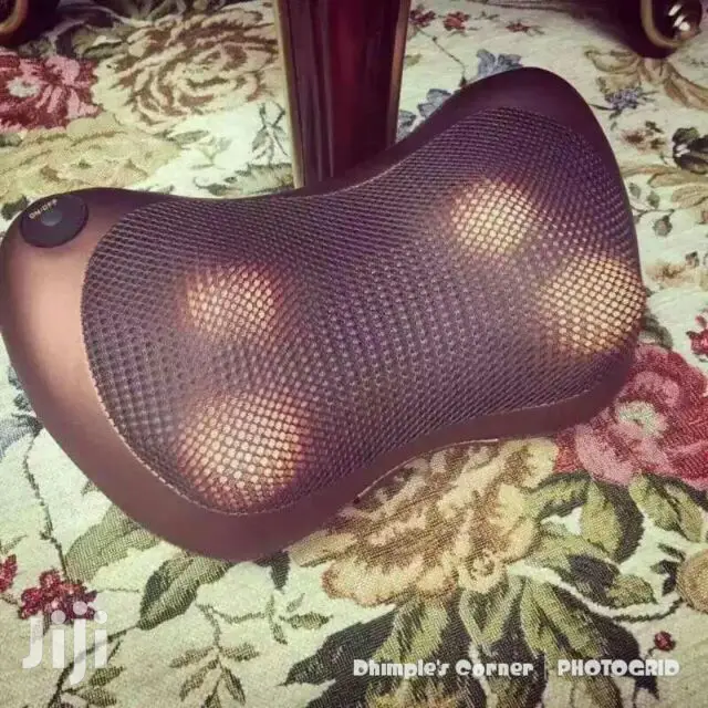 8 Roller Heat Electric Massage Pillow Home Car Dual Use