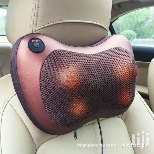 8 Roller Heat Electric Massage Pillow Home Car Dual Use