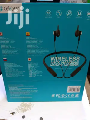 Celebrat Wireless Neckhanging Magnetic Earphones.