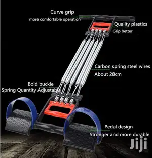 Tummy Trimmer Hand Gripper Chest Expander 3 in 1 Pull Up