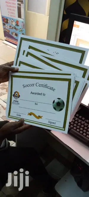 Sports Certificate Printing