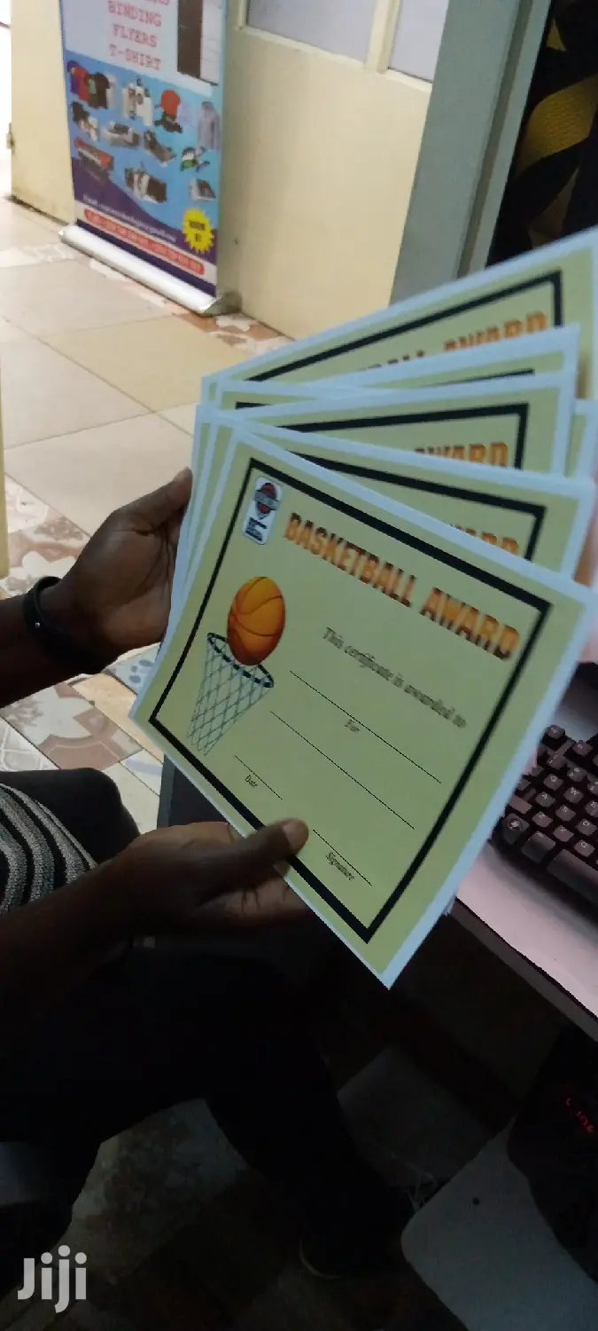 Sports Certificate Printing