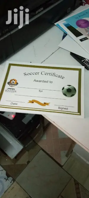 Sports Certificate Printing