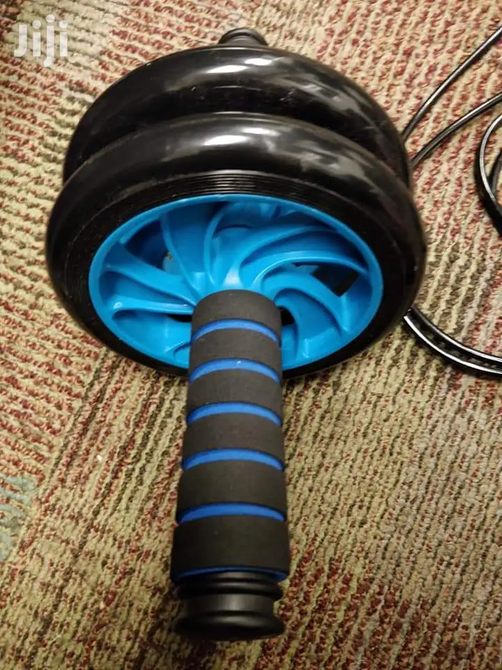 AB Wheel Doublr Wheel Fitness Abs Roller With Free Mat