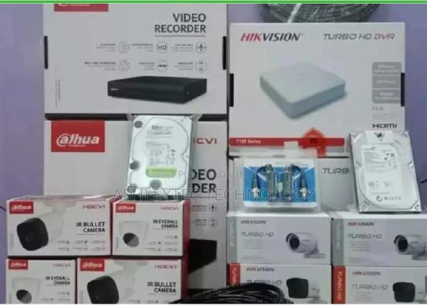 4 CCTV Cameras Full Package For Dahua Or Hi Look