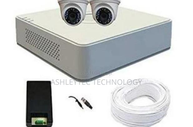 2 CCTV Camera Complete System Set Package - main view