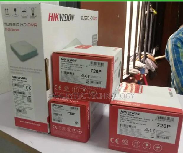 Two Hikvision 1mp Complete CCTV Cameras System - main view