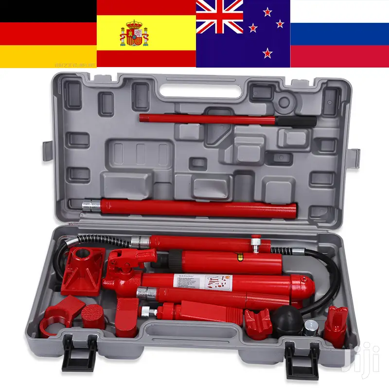 10ton Power Hydraulic Jack Air Pump Lift Body Frame Repirkit
