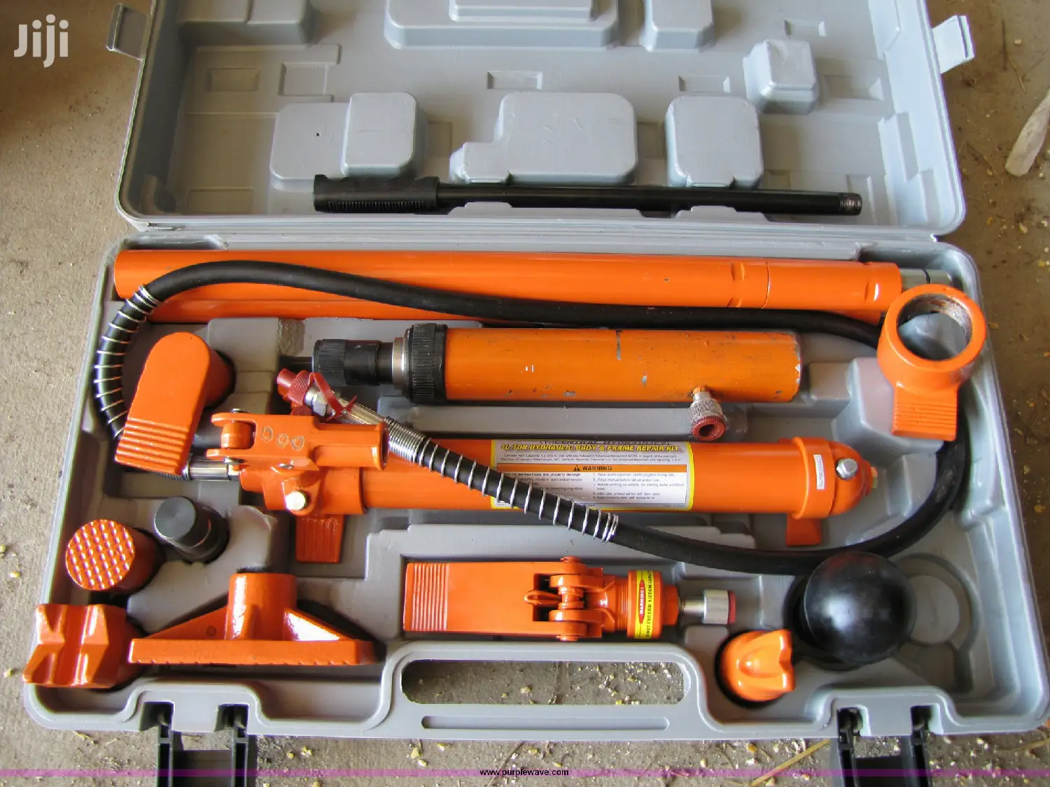 10ton Power Hydraulic Jack Air Pump Lift Body Frame Repirkit