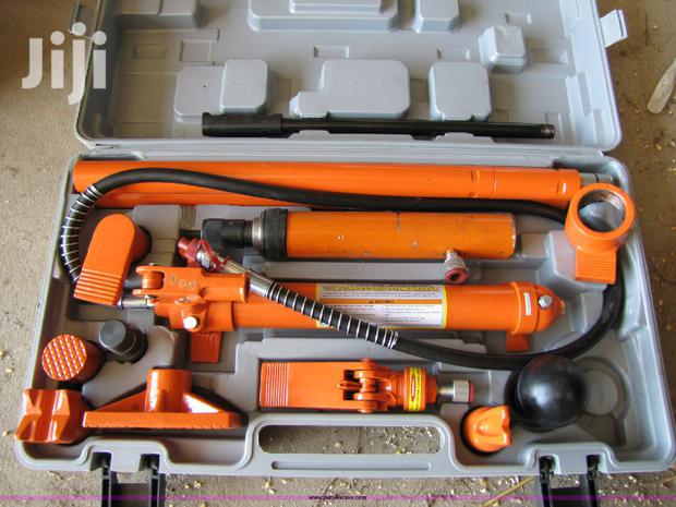 10ton Power Hydraulic Jack Air Pump Lift Body Frame Repirkit